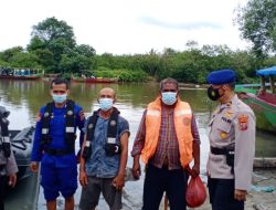 Dit Polair Polda Sumut Selamatkan 2 Nelayan Usai Kapal Pencari Ikan Tenggelam