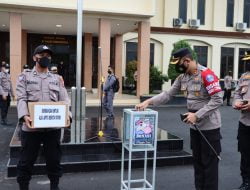 Polres Lhokseumawe Gelar Kotak Amal Bantu Korban Gempa Pasaman Barat