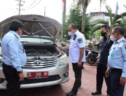 Pengecekan Kenderaan Dinas Imigrasi Lhokseumawe