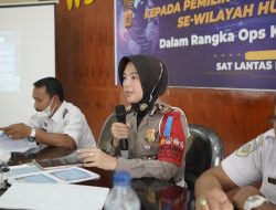 Satlantas Polres Lhokseumawe Sosialisasikan Program Zero ODOL 2023 Kepada Perusahaan Angkutan