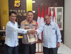 PJID-N” DPD Kabupaten Simeulue, Berikan Penghargaan Kepada Kapolres simeulue,