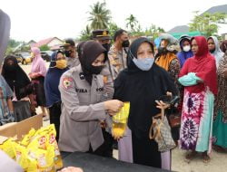 Jelang Ramadan, Polres Aceh Timur Gelar Pasar Murah