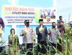 Kapolres Bener Meriah melaksanakan Panen Raya Jagung Manis Bersama penyandang Disabilitas