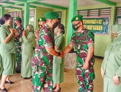 9 Prajurit TNI Naik Pangkat, Ini Pesan Dandim 0427/Way Kanan.