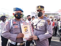 Kapolres Lhokseumawe Beri Hadiah untuk 43 Anggota Berulang Tahun Bulan Maret