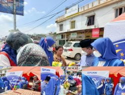 Partai PAN tebo menggelar pasar murah meriah di simpang tugu tebo