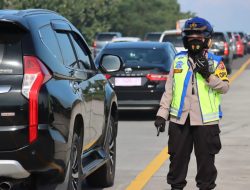 Perkembangan Situasi Arus Lalin Dalam Rangka Ops Ketupat Lodaya 2022 Di Wilkum Polres Subang