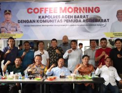 Kapolres Aceh Barat Coffee Morning bersama Komunitas Pemuda Aceh Bara