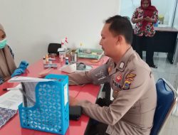 Sambutan kegiatan Donor Dara  Tahun Ke 76 Bhayakara Polres Banggai