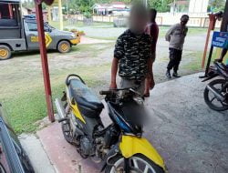 Polsek Kintom Amankan Dua Sepeda Motor Pakai Knalpot Brong Saat KRYD