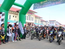 Kapolres Lhokseumawe Buka Latihan Bersama Bhayangkara Trail Lhokseumawe