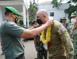 Danrem 061/SK Sambut Peserta OJT Pasis Negara Sahabat