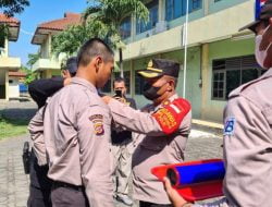 Menutup Pelatihan Dasar Satpam Gada Pratama PT. Delta Buana Pratama Angkatan 23 Tahun 2022 Di hadiri Kapolsek Losarang