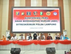 Sambut Hari Anak Nasional tahun 2022, jajaran Ditreskrimum Polda Lampung berikan bantuan pada Panti asuhan Budi Asih