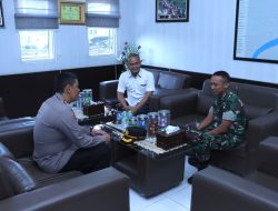 Kapolres Inhil Sambangi Dandim 0314/Inhil, Dalam Rangka Jalin Silaturahmi