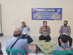 Polsek Pamanukan Polres Subang gelas sosialisasi larangan odong odong beroperasi di jalan raya.