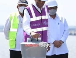 Presiden Jokowi Resmikan Terminal Kijing Pelabuhan Pontianak di Kabupaten Mempawah