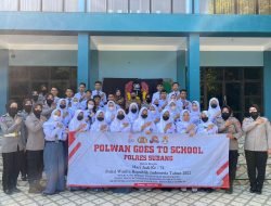 Polwan Polres Subang Goes To School Sosialisasi Kamtibmas Bahaya Narkoba, Kekerasan dan Pelecehan Seksual Kepada Siswa SMA