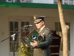 Korem 061/Sk Gelar Upacara Bendera HUT RI ke 77