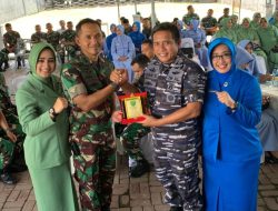 HUT TNI AL ke-77, Dandim 0103/Aut Beri Surprise ke Danlanal Lhokseumawe