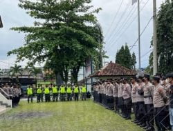 Polres Tasikmalaya Kota Lakukan Pengamanan Aksi Unjuk Rasa Gabungan Ormas, Menolak Kenaikan Harga BBM