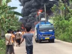 GUDANG Penyimpanan Minyak ILegal Ludas di LaLap API.