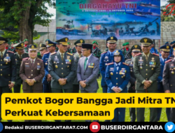 Ikut Upacara HUT TNI, Pemkot Bogor Bangga Jadi Mitra TNI Perkuat Kebersamaan