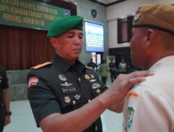 Danrem 061/SK Brigjen TNI Rudy Saladin, MA Pimpin Acara Corp Raport Kenaikan Pangkat Pa, Ba Ta dan PNS Korem 061/Sk