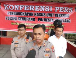 Kapolsek Sekupang Gelar Konferensi Pers Ungkap Pelaku Persetubuhan Terhadap Anak dibawah Umur