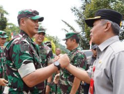 Danrem 061/Sk Brigjen TNI Rudy Saladin, M.A dampingi Pangdam III/Slw Hadiri Pembukaan TMMD Ke-115 di wilayah Kodim 0621/Kabupaten Bogor.