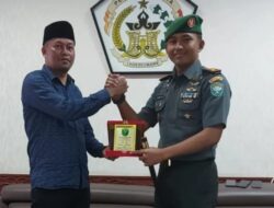 Menjaga Sinergitas TNI dengan Aparat Pemerintah, Dandim silaturahmi ke Kantor DPRK Lhokseumawe.