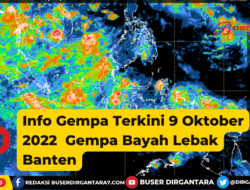 Info Gempa Terkini 9 Oktober 2022  Gempa Bayah Lebak Banten