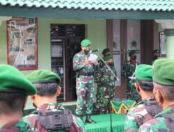 Pimpin Upacara Bendera 17 an, Dandim 0808/Blitar Bacakan Amanat Kasad