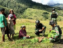 Prajurit Kostrad Borong Habis, Mama tersenyum Manis