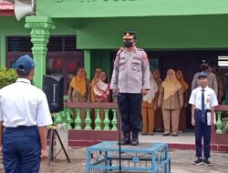 Jadi Irup di SMPN 9 Tubaba, Kabag Ops Polres Tubaba Polda Lampung Ajak Siswa-Siswi Tertib Lalulintas.