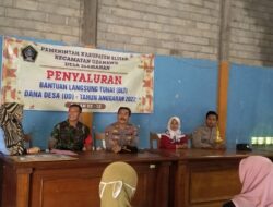 Pastikan Aman Dan Tepat Sasaran, Babinsa Koramil Udanawu Dampingi Penyaluran BLT DD