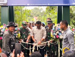 Kasrem 061/Sk Bersama Dandim 0621/Kab Bogor dan Plt Bupati Bogor Resmikan Jembatan Rawayan