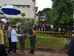 Danrem 061/Sk Dampingi Pangdam lll/Slw Pimpin PAM VVIP Kunjungan Wapres RI ke Lokasi Bencana Cianjur