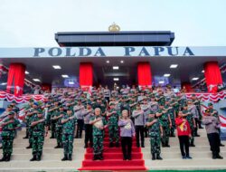 Panglima TNI dan Kepala Staf Resmikan Polda Papua Baru, Kapolri: Wujud Sinergitas Makin Kokoh