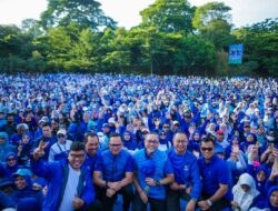 Ribuan Warga Senam Sehat Birukan Lapangan Sempur, Tetap Jaga Kebersihan