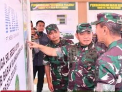 Tinjau Pembangunan di Korem 143/HO, Kasad : Wujud Kecintaan Masyarakat Kepada TNI AD