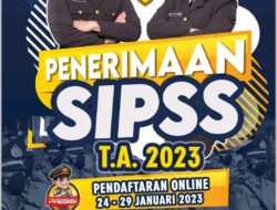 Mulai tgl 24-29 Januari 2023, resmi dibuka pendaftaran Anggota Polri dari Sarjana (SIPSS), simak persyaratannya