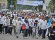 Pemerintah Kota Padangsidimpuan Gelar Jalan Sehat bersama KORPRI dengan Peserta ASN dan Non ASN dalam Rangka HUT  KORPRI Ke-52