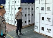 Menjelang Pemilu Tahun 2024 Polres Tebo Tingkatkan Pengamanan Di Gudang Logistik III Kabupaten Tebo