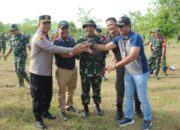 HUT Kodam II Sriwijaya, Kodim 0416 Bute Bersama Forkopimda Melaksanakan Penanaman Pohon Sebanyak 500 Batang