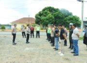 Agar Berjalan Lancar, Polres Tulang Bawang Barat Berikan Pengaman Kampanye Calon Legislatif Kabupaten dan Provinsi.