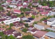 Akibat Debit Sungai Meluap 13.850 Rumah Warga Bungo Terendam Banjir