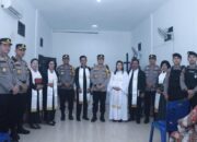 Kapolres Inhil Cek Kesiapan Pengamanan Gereja