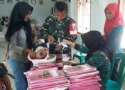 Cegah Stunting Babinsa Koramil 426-04 Banjar Agung Aktif ke Posyandu