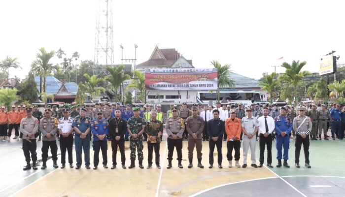 Polres Inhil Gelar Pasukan Operasi Lilin Lancang Kuning